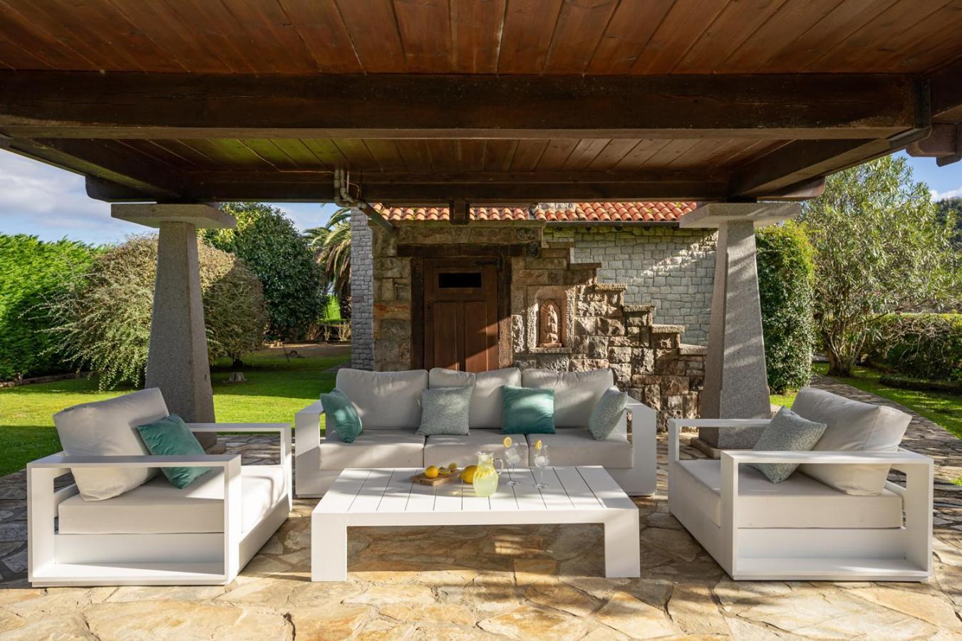 Casa En La Costa Con Wifi Jardin Y Barbacoa Guest House Лянес Екстериор снимка